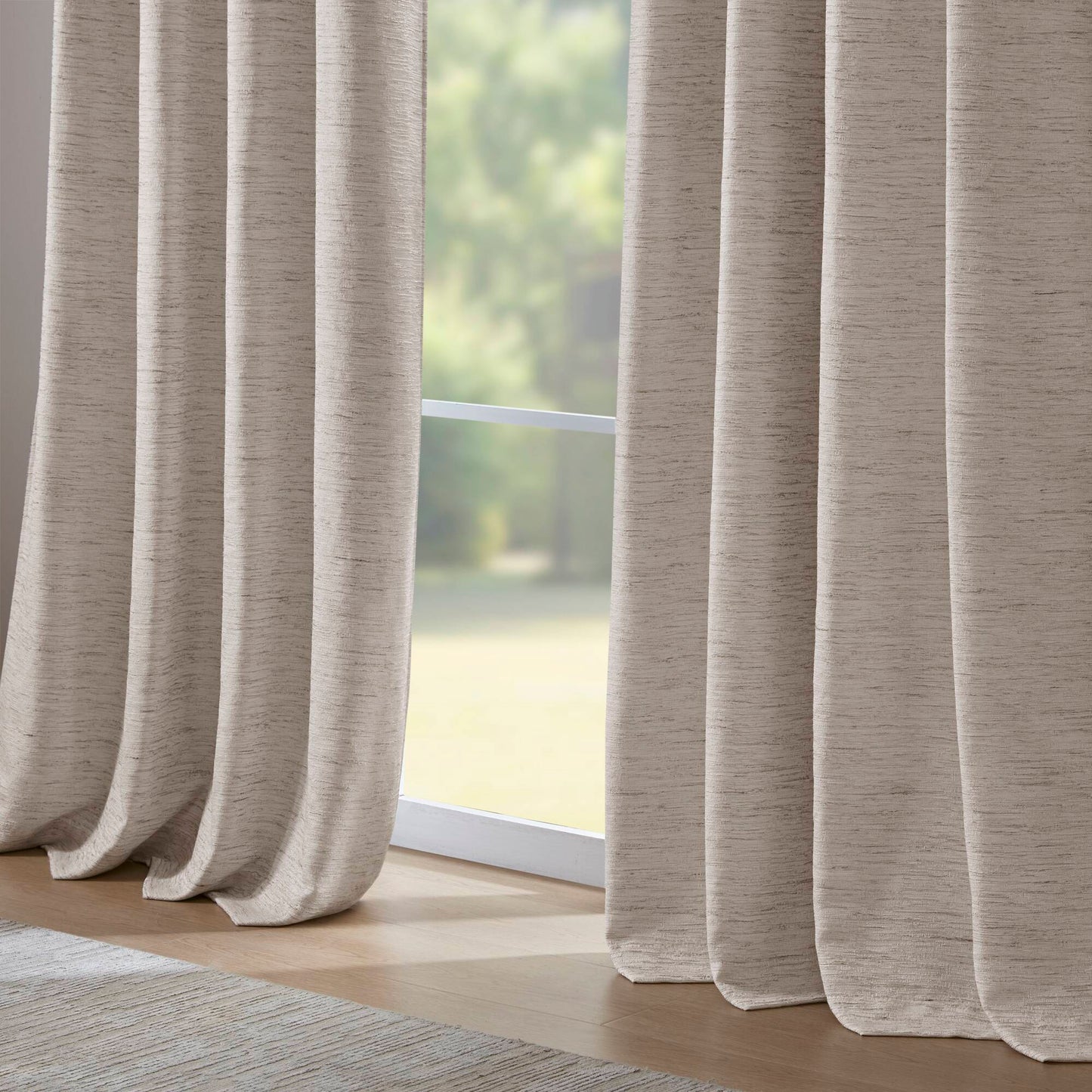 Luna 100% Polyester Luna Total Blackout Window Panel