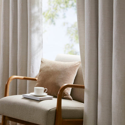 Luna 100% Polyester Luna Total Blackout Window Panel