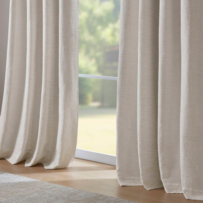 Luna 100% Polyester Luna Total Blackout Window Panel