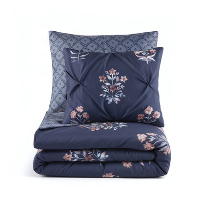 Marfa 3 Piece Pintuck Duvet Cover Set