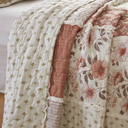 Marigold 3-Piece Ruffled Cotton Coverlet Mini Set