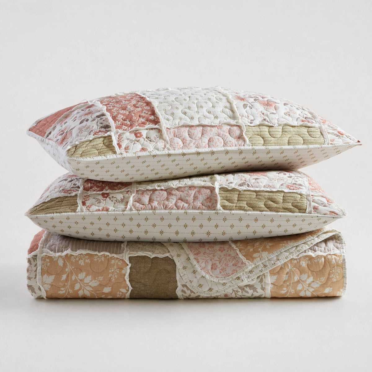 Marigold 3-Piece Ruffled Cotton Coverlet Mini Set