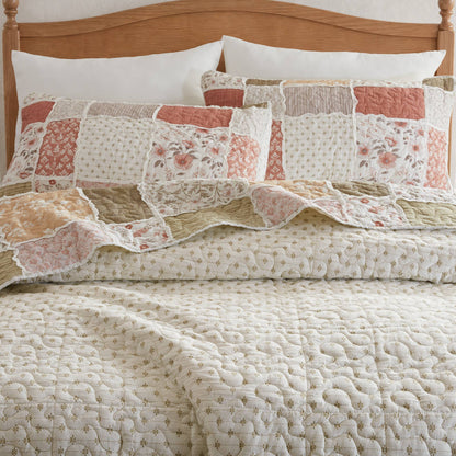Marigold 3-Piece Ruffled Cotton Coverlet Mini Set