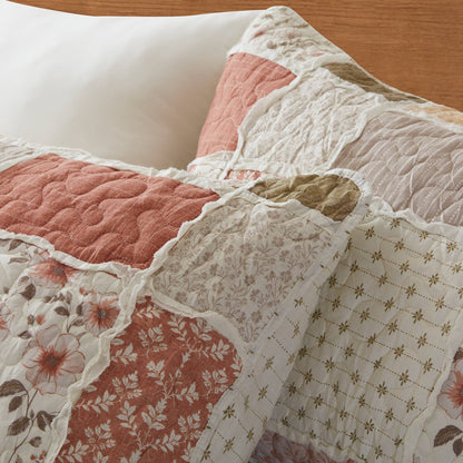 Marigold 3-Piece Ruffled Cotton Coverlet Mini Set