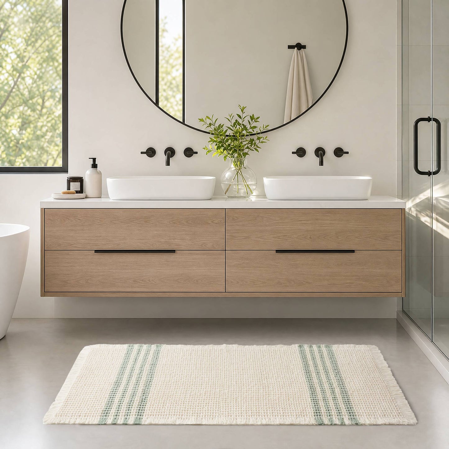 Millstreet Waffle Bath Rug