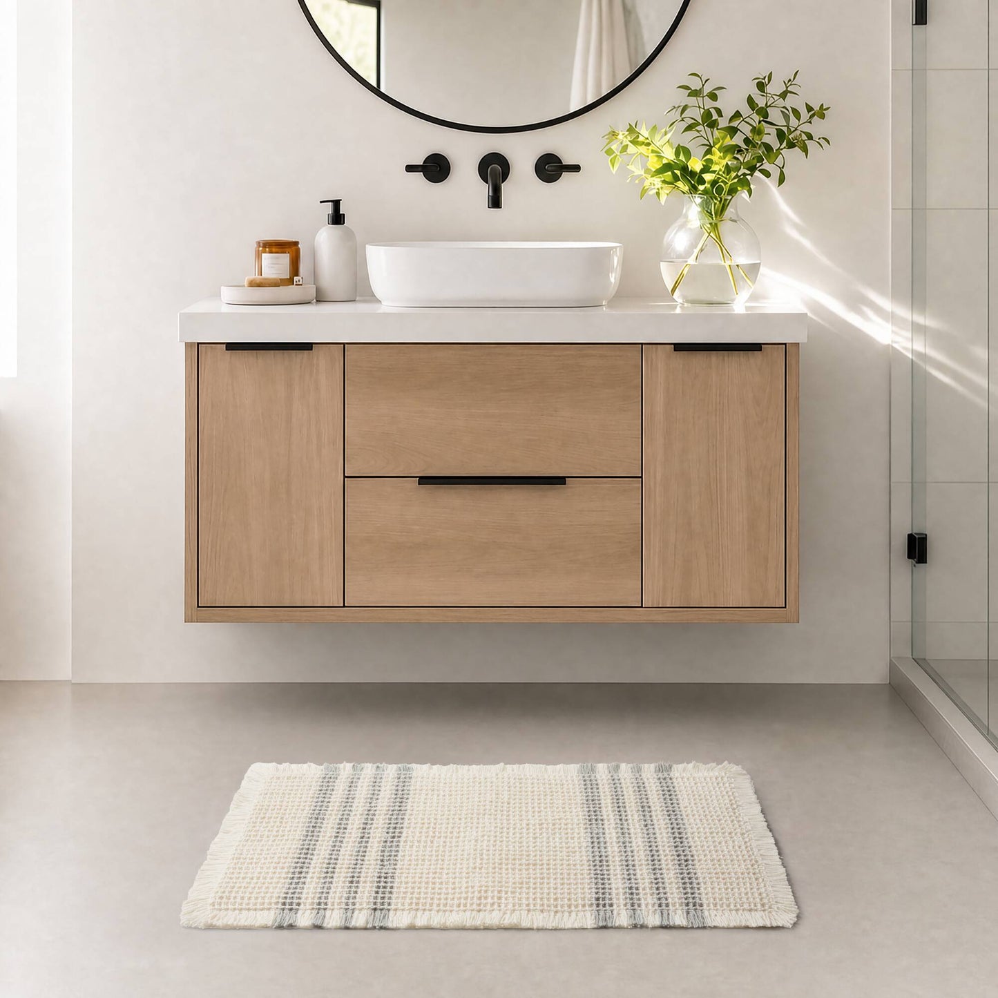 Millstreet Waffle Bath Rug