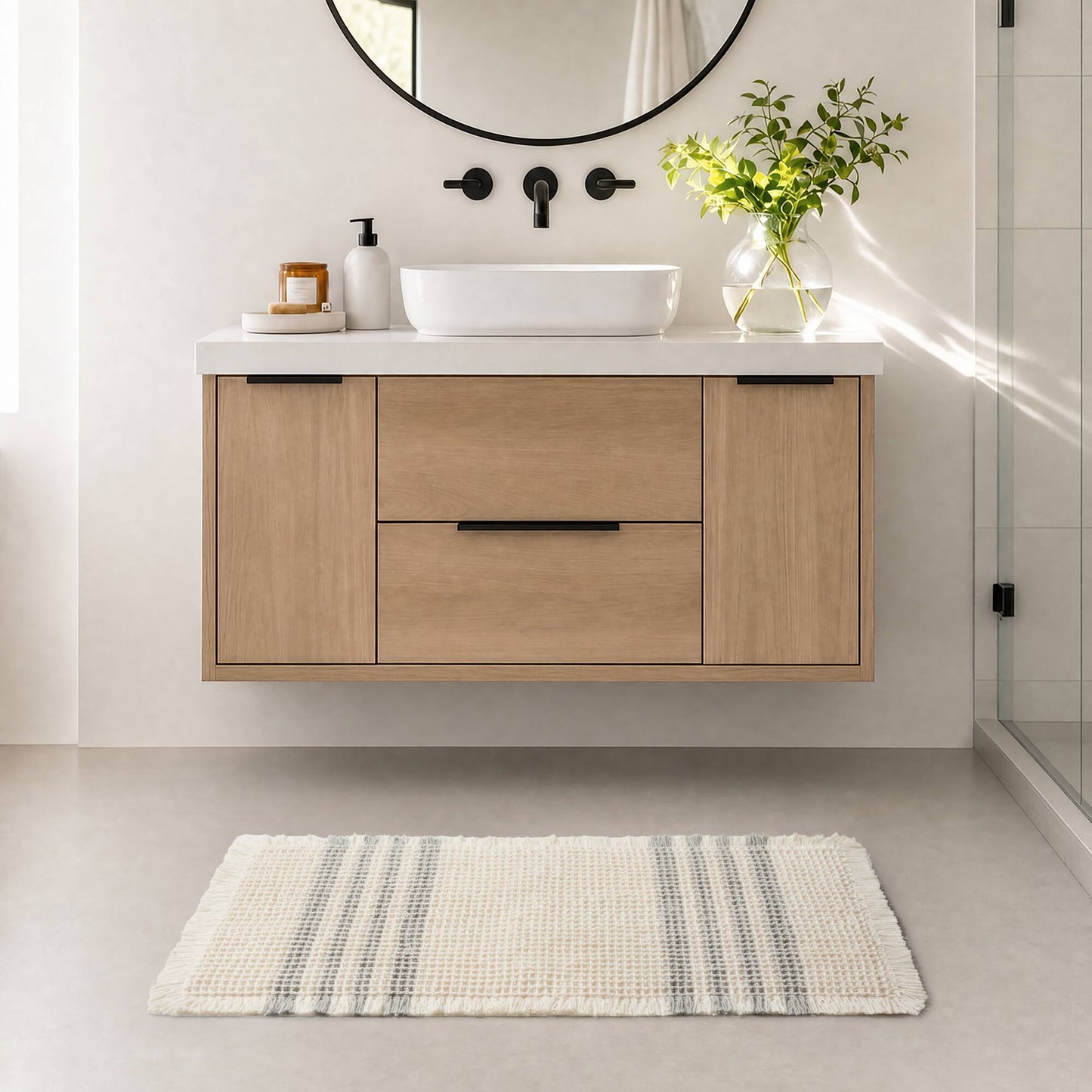 Millstreet Waffle Bath Rug