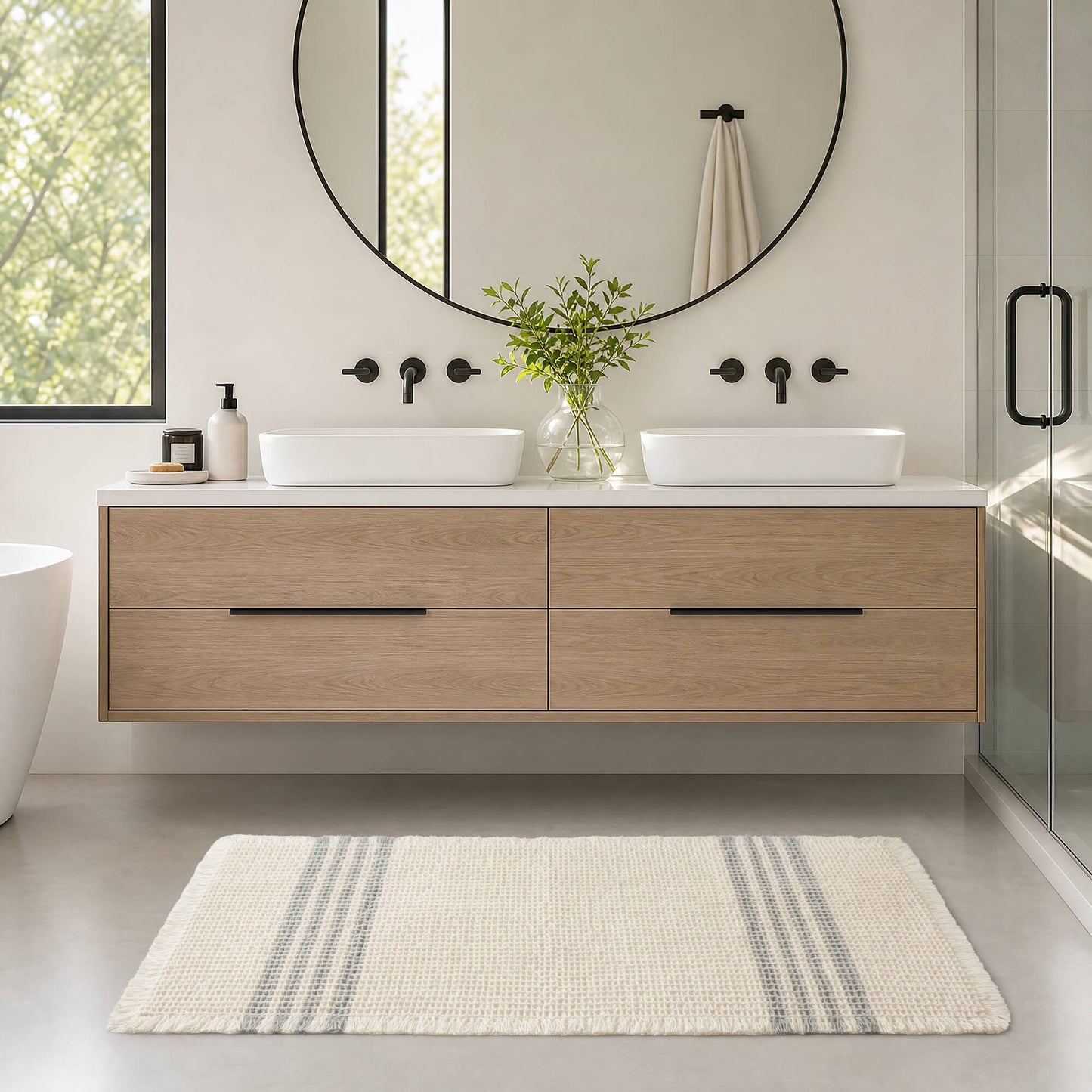 Millstreet Waffle Bath Rug