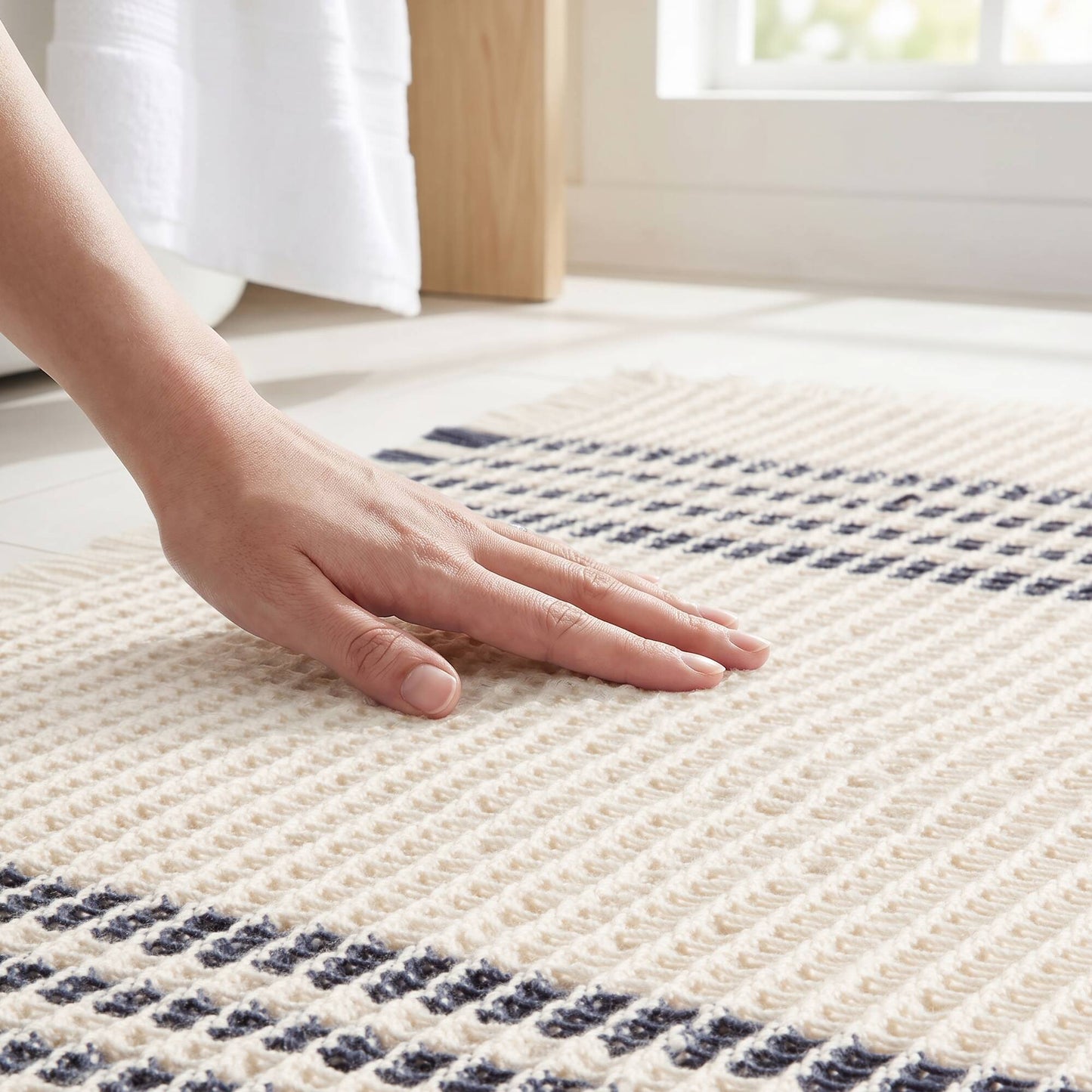 Millstreet Waffle Bath Rug