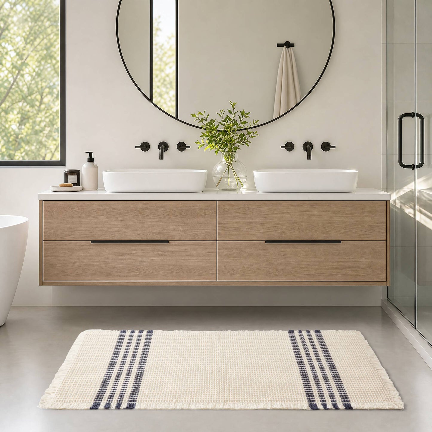 Millstreet Waffle Bath Rug