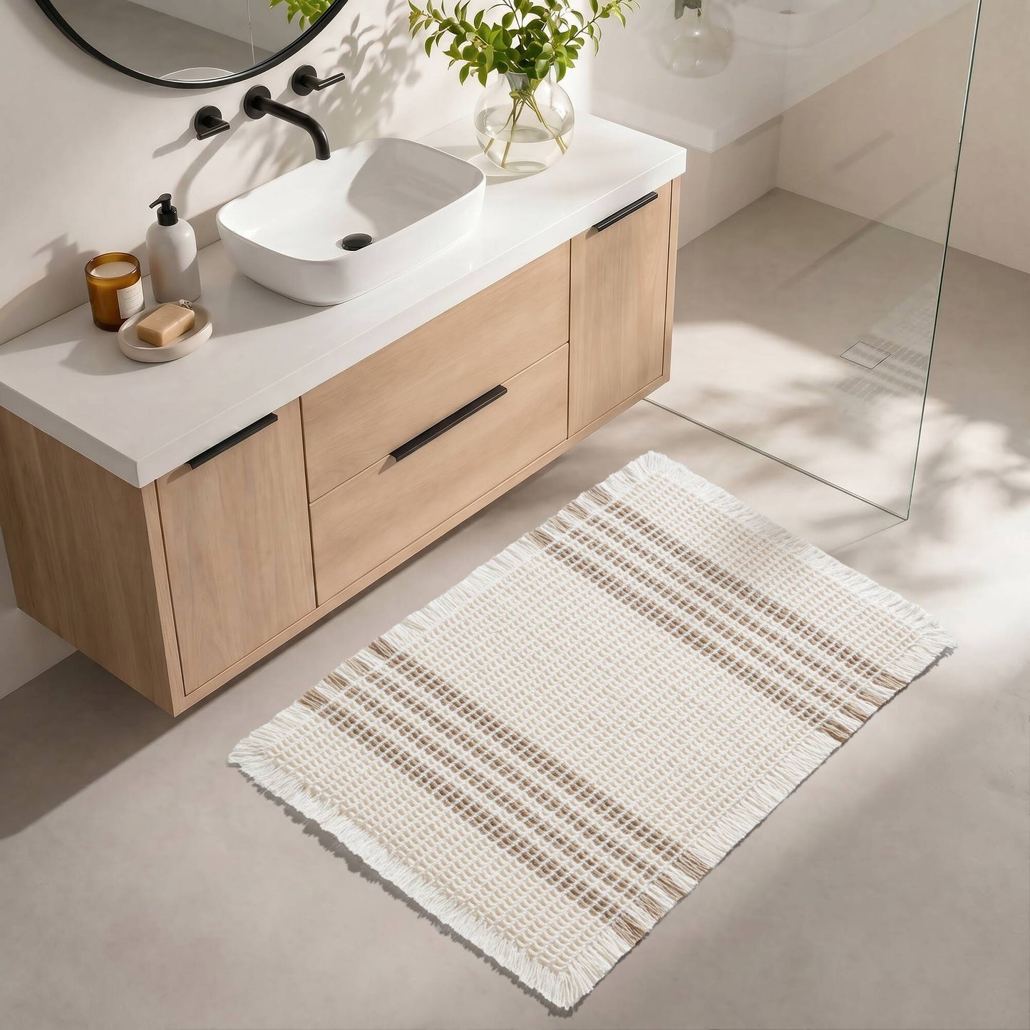 Millstreet Waffle Bath Rug