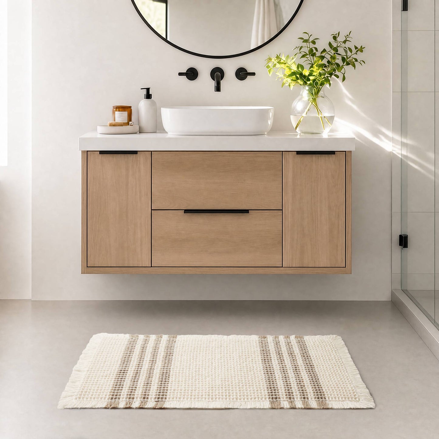 Millstreet Waffle Bath Rug
