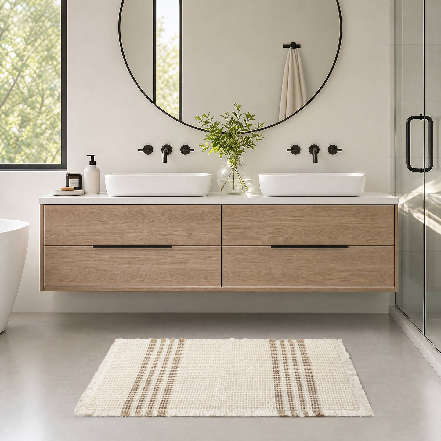 Millstreet Waffle Bath Rug