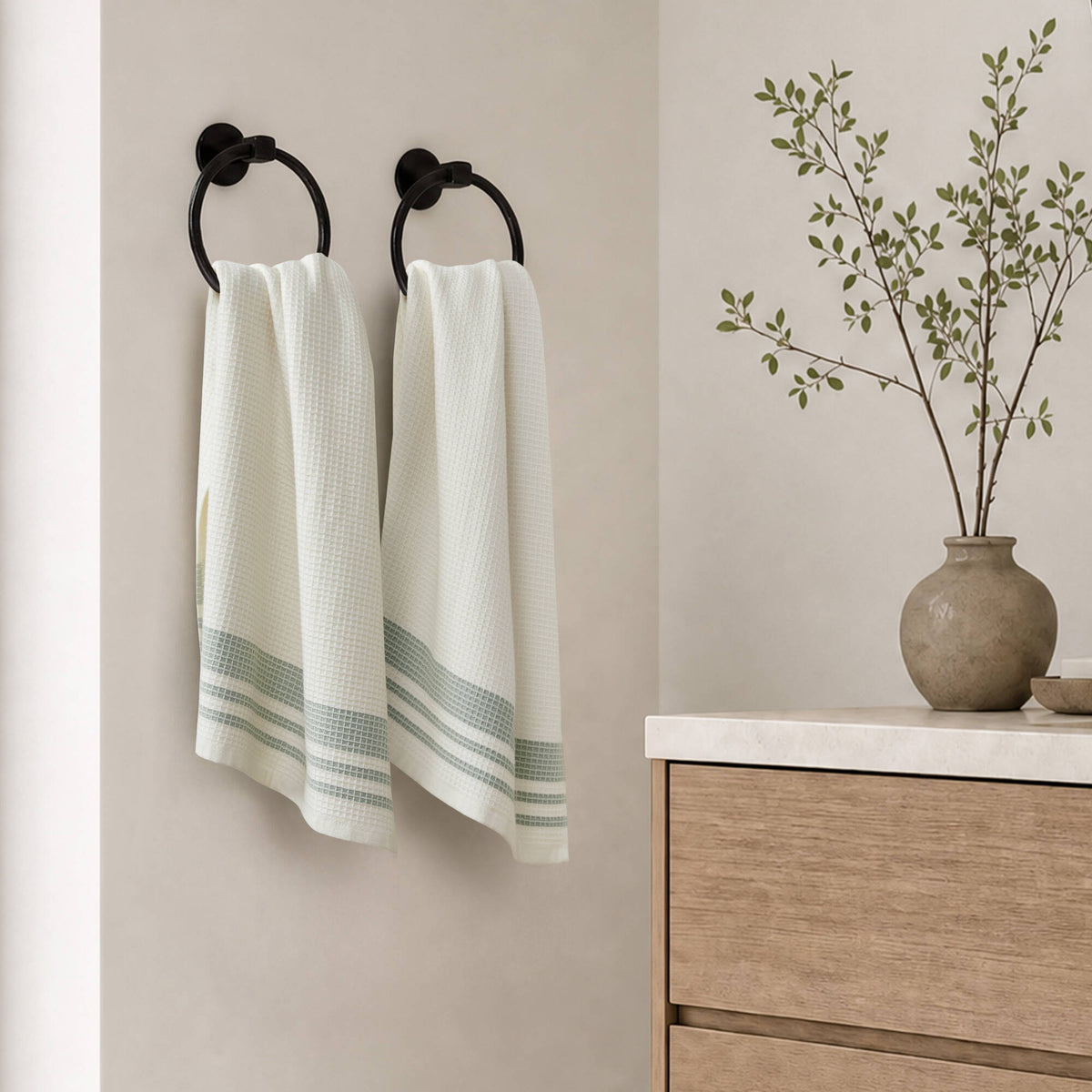 Millstreet 2-Piece Waffle Bath Towel Set