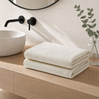 Millstreet 2-Piece Waffle Bath Towel Set