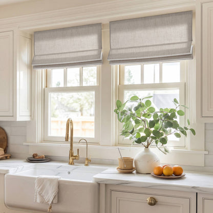 Mira Room Darkening Cordless Roman Shade