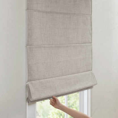 Mira Room Darkening Cordless Roman Shade