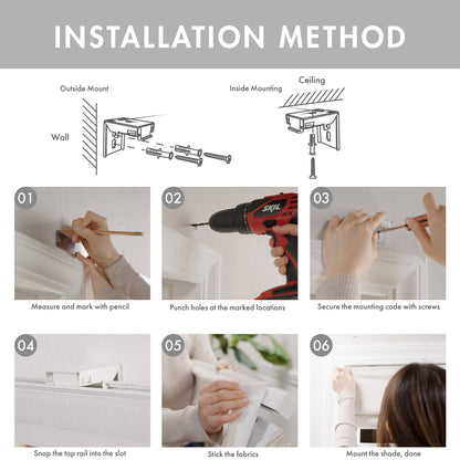 Mira Room Darkening Cordless Roman Shade