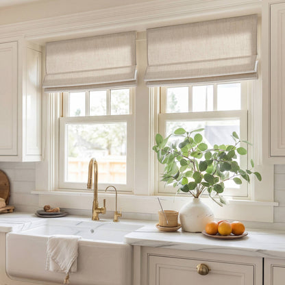 Mira Room Darkening Cordless Roman Shade