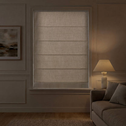 Mira Room Darkening Cordless Roman Shade