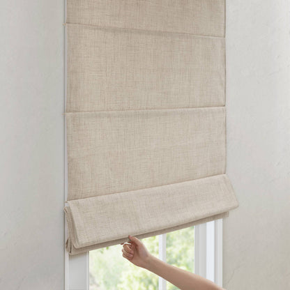Mira Room Darkening Cordless Roman Shade