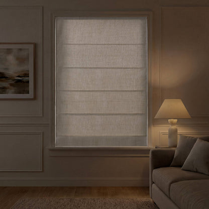 Mira Room Darkening Cordless Roman Shade