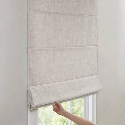 Mira Room Darkening Cordless Roman Shade