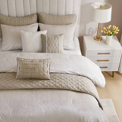 Nocturne 10-Piece Jacquard Comforter Set