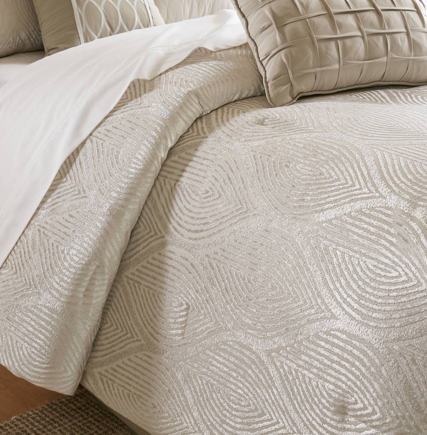 Nocturne 10-Piece Jacquard Comforter Set