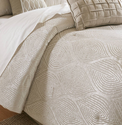 Nocturne 10-Piece Jacquard Comforter Set