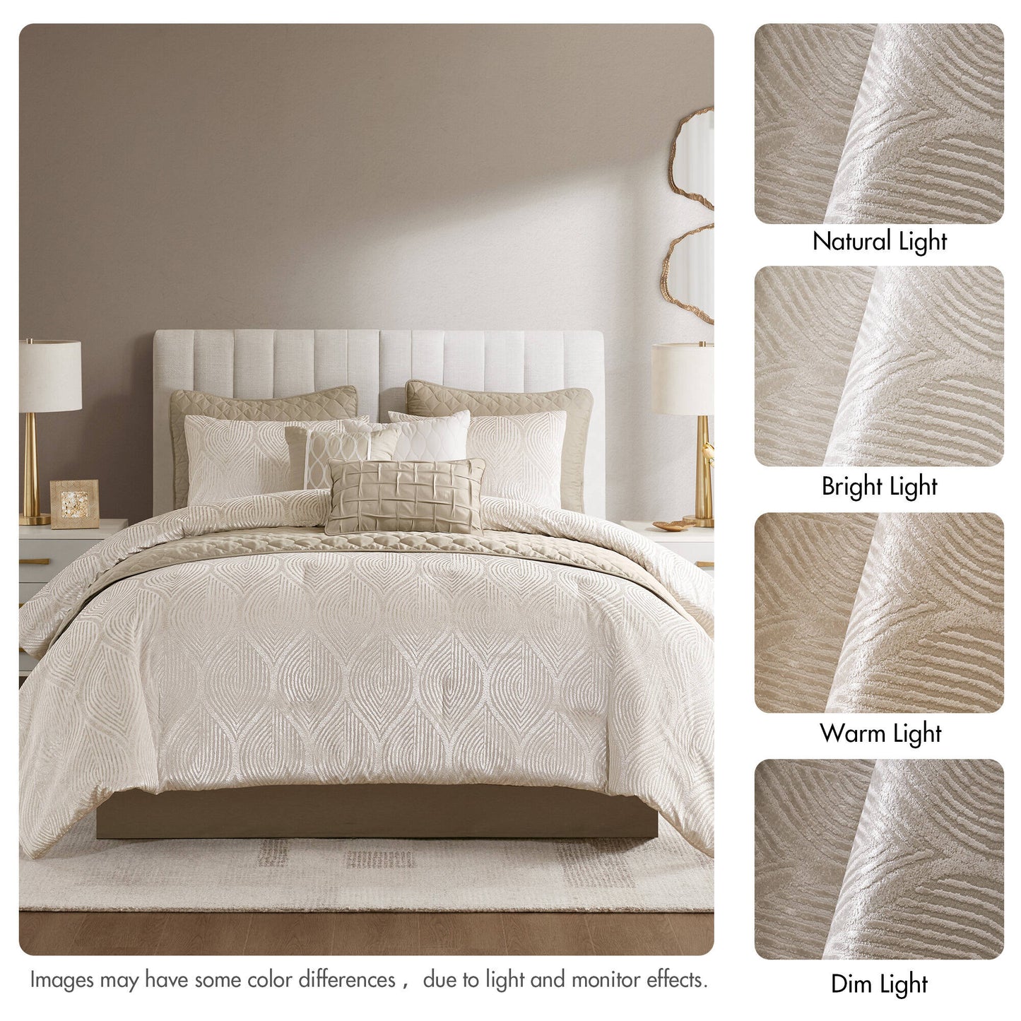Nocturne 10-Piece Jacquard Comforter Set