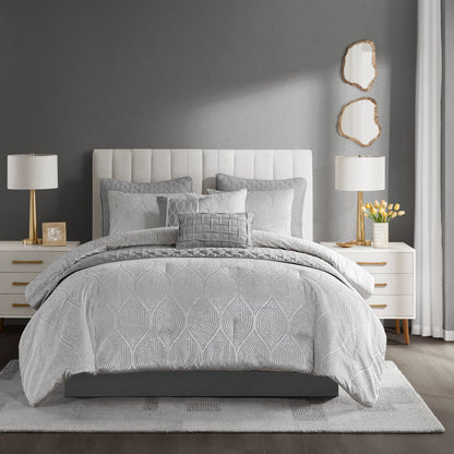 Nocturne 10-Piece Jacquard Comforter Set