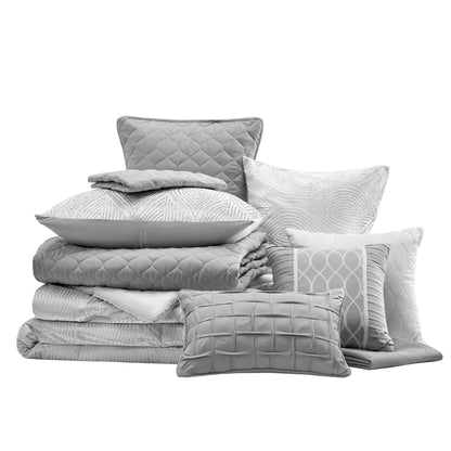 Nocturne 10-Piece Jacquard Comforter Set