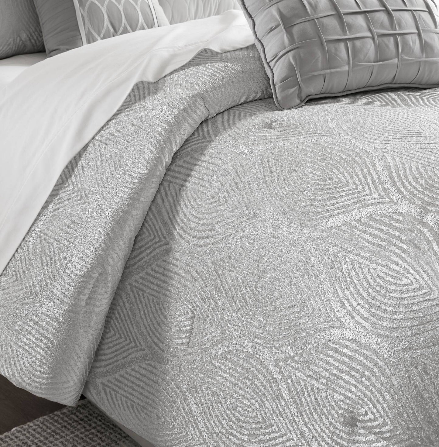 Nocturne 10-Piece Jacquard Comforter Set