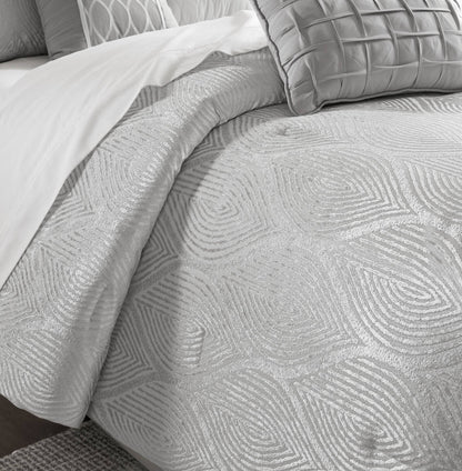 Nocturne 10-Piece Jacquard Comforter Set