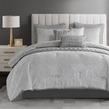 Nocturne 10-Piece Jacquard Comforter Set
