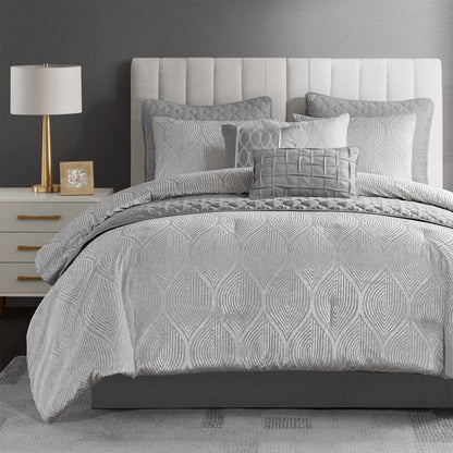 Nocturne 10-Piece Jacquard Comforter Set