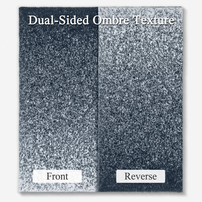 Ombre Knit Faux Fur Gradient Throw