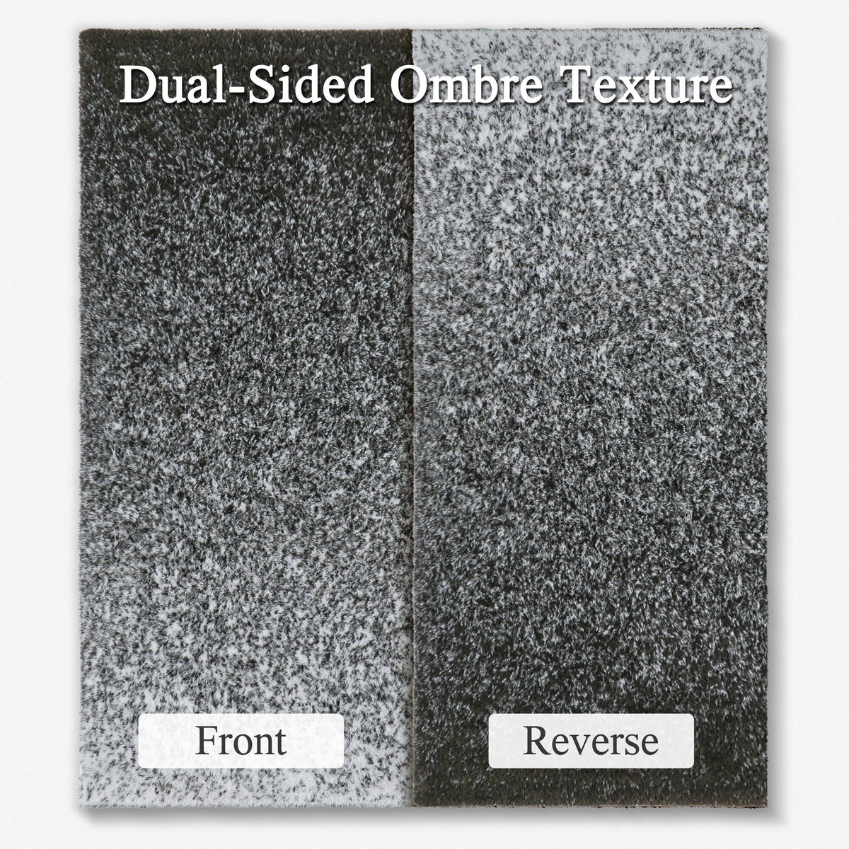 Ombre Knit Faux Fur Gradient Throw
