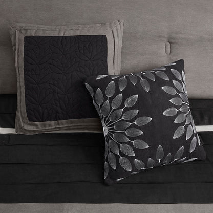 Palmer 7 Piece Faux Suede Comforter Set