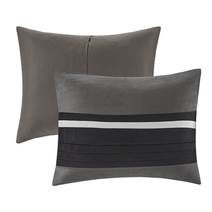 Palmer 7 Piece Faux Suede Comforter Set