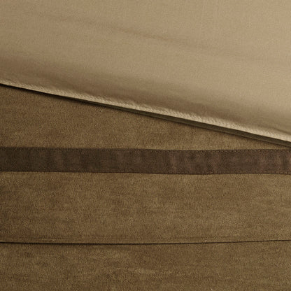 Palmer 7 Piece Faux Suede Comforter Set