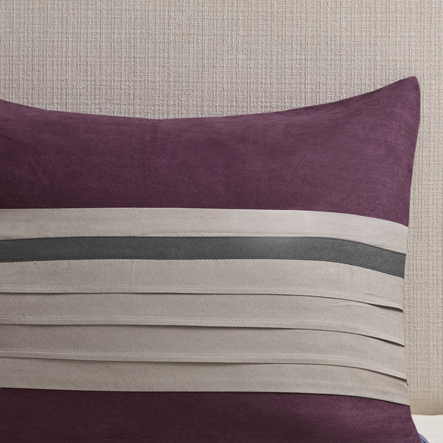 Palmer 7 Piece Faux Suede Comforter Set