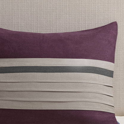 Palmer 7 Piece Faux Suede Comforter Set