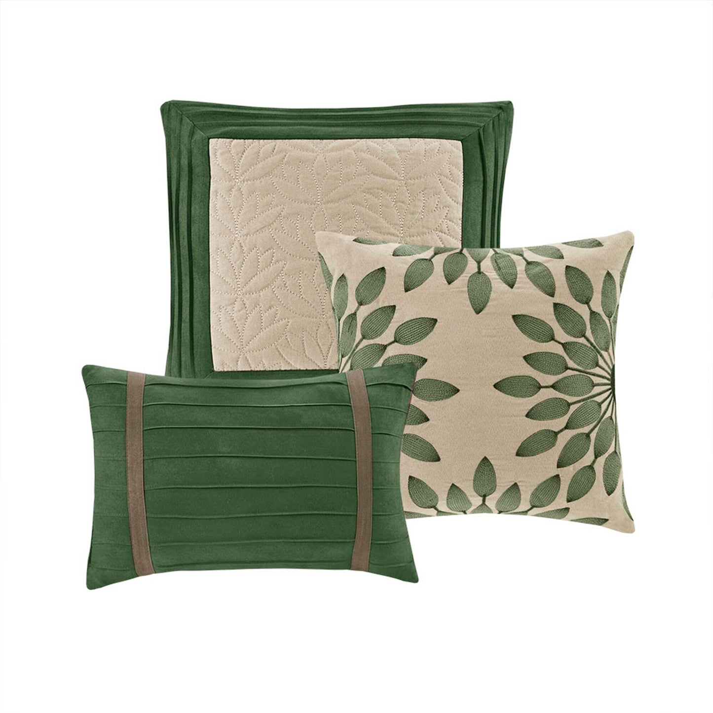 Palmer 7 Piece Faux Suede Comforter Set