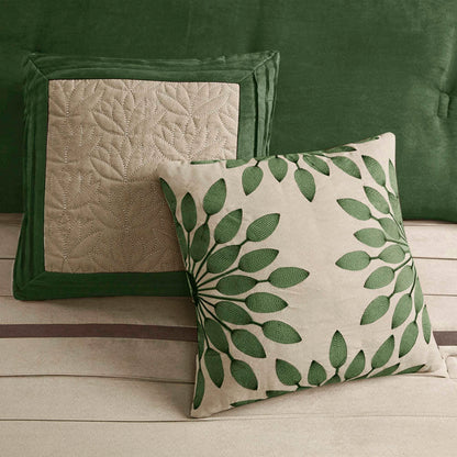 Palmer 7 Piece Faux Suede Comforter Set