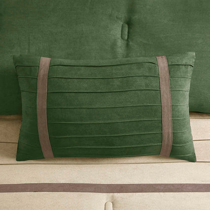 Palmer 7 Piece Faux Suede Comforter Set