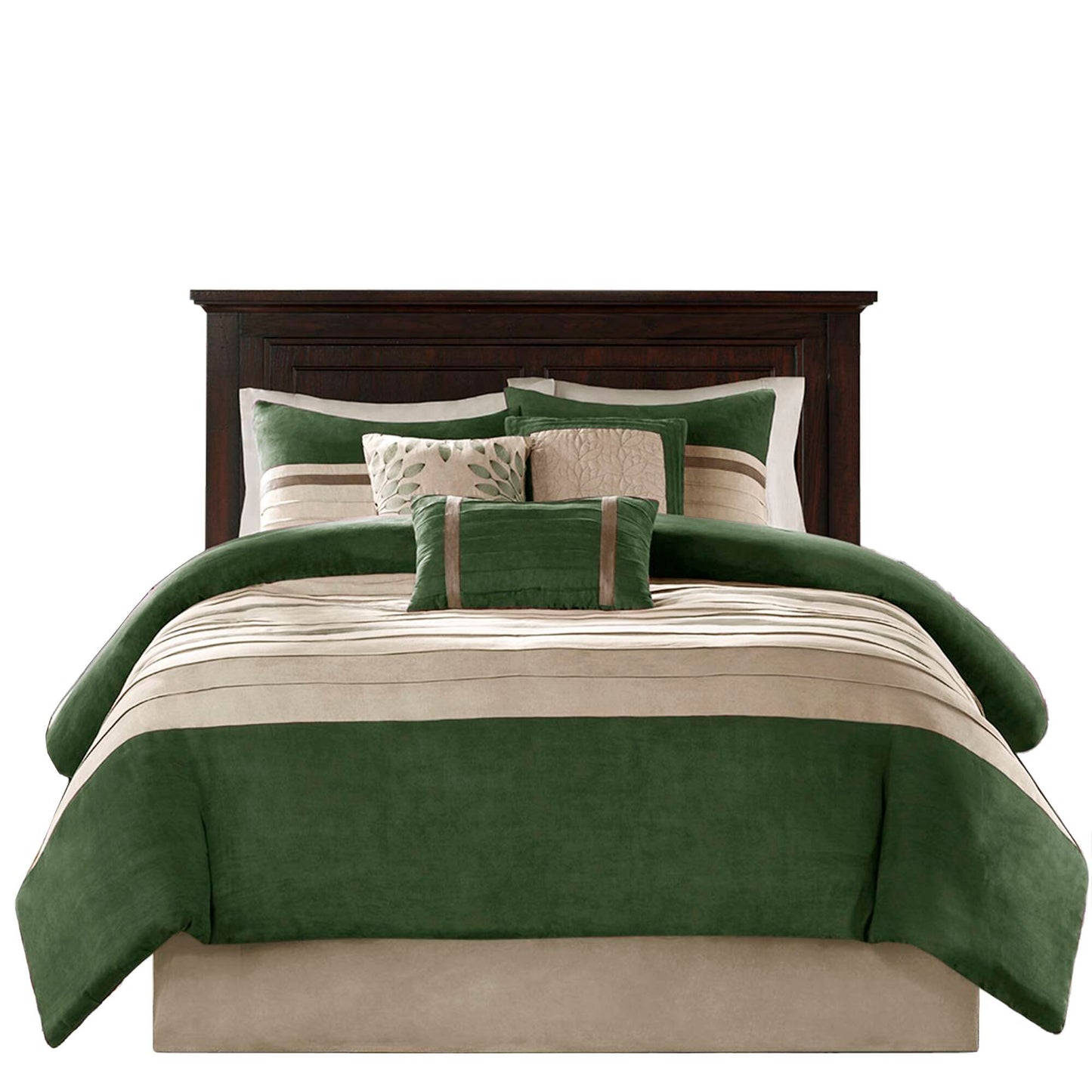 Palmer 7 Piece Faux Suede Comforter Set