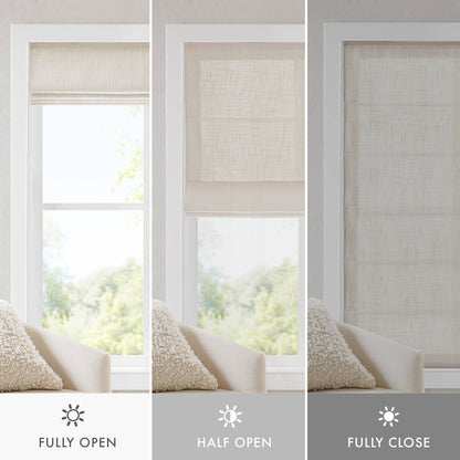 Quincy Total Blackout Cordless Roman Shade