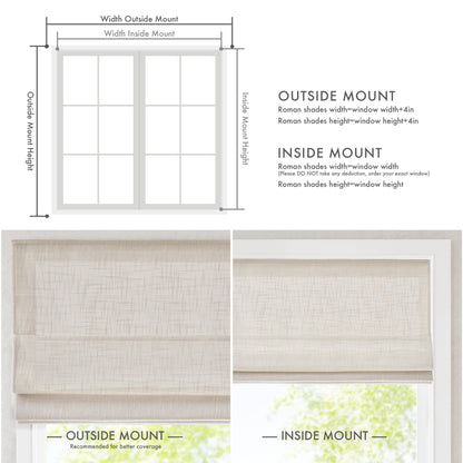 Quincy Total Blackout Cordless Roman Shade